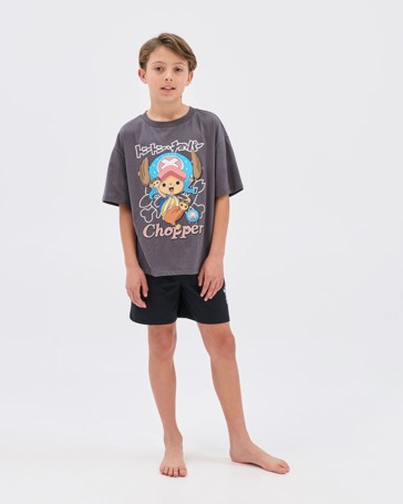 Licensed One Piece Cotton Older Boys Oversized Knit Pyjama Set