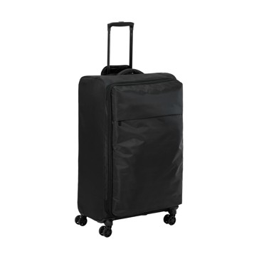 70cm 8 Wheels Lightweight Soft Case, Black - Anko