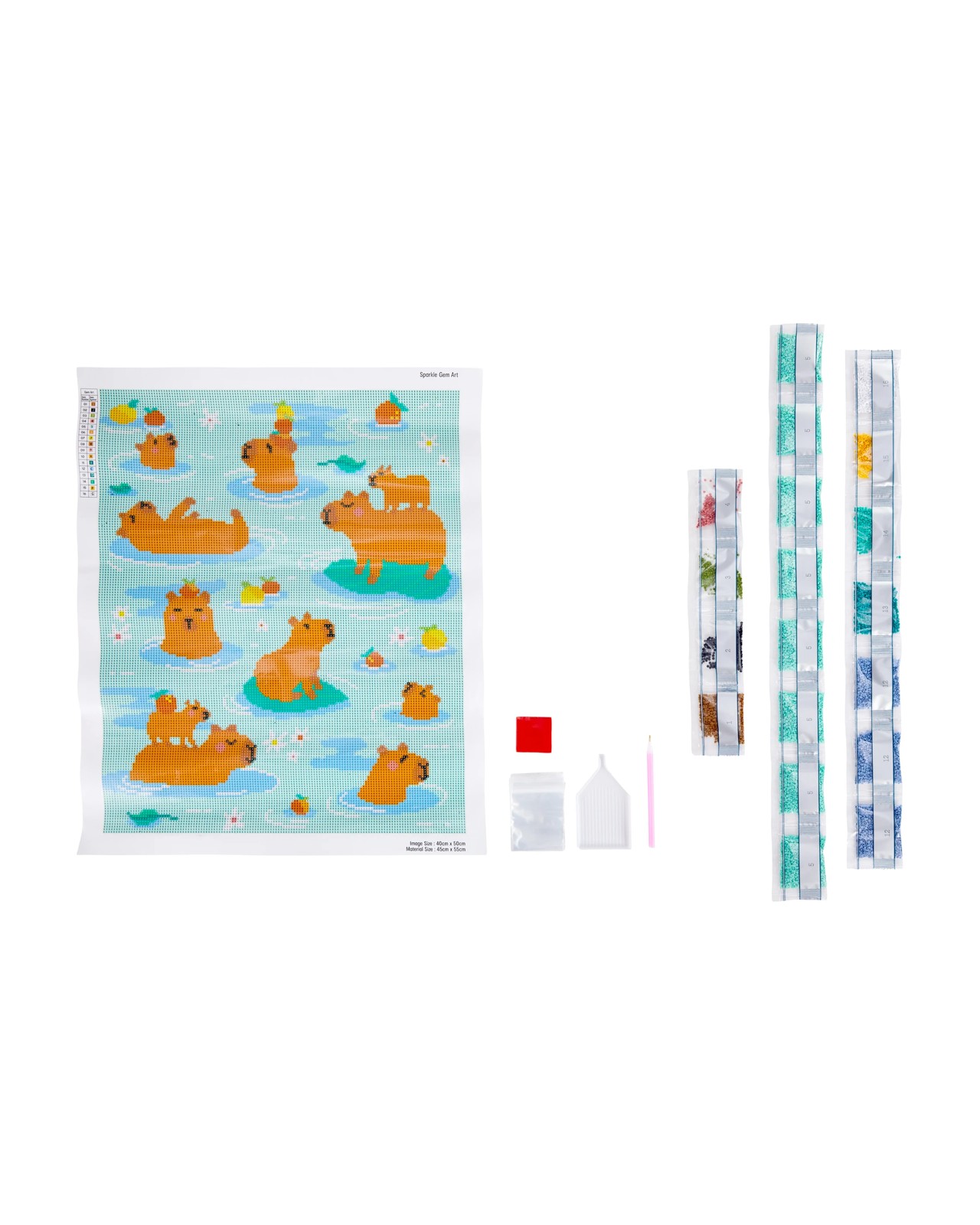 Anko DIY Sparkle Gem Art - Capybara 2 of 3