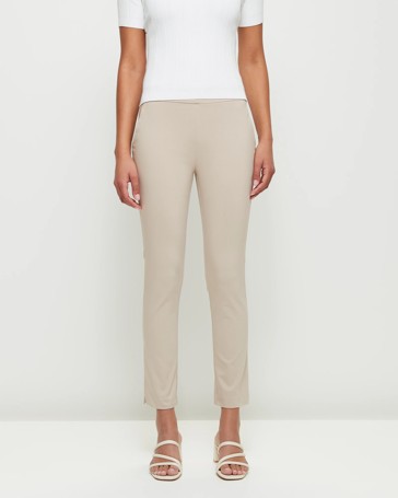 Carrie Skinny Ankle Length Bengaline Pants - Preview