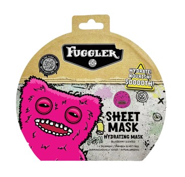 Fuggler Hydrating Pink Face Sheet Mask - Blueberry Scented