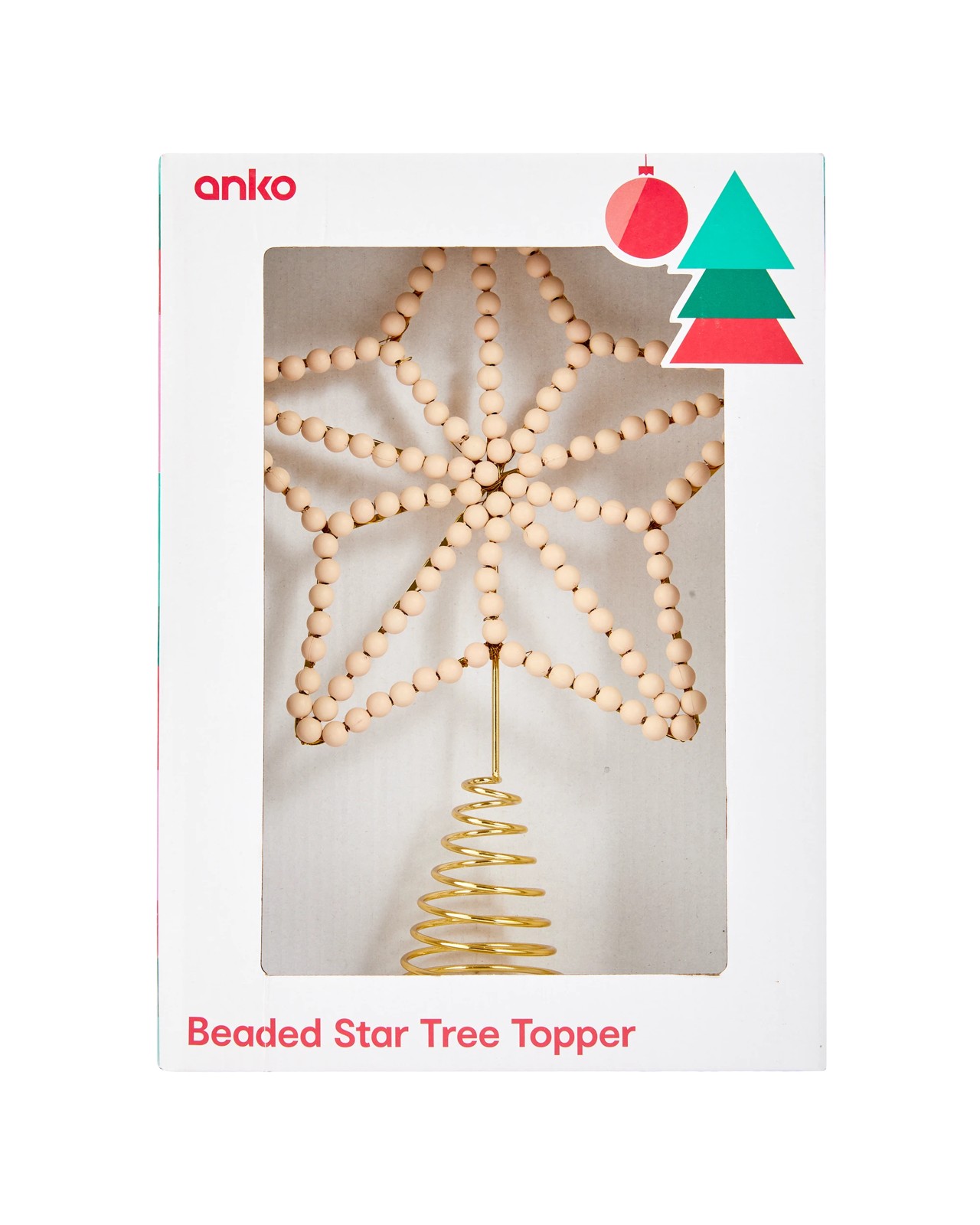Anko Beaded Star Tree Topper 5 of 6