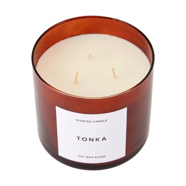 Tonka Inspired Glass Candle - Anko