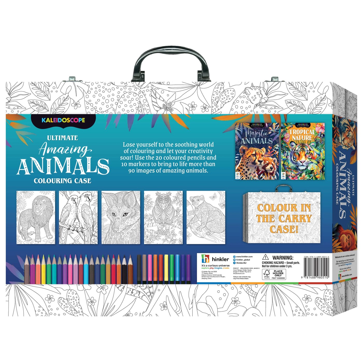 Kaleidoscope: Ultimate Amazing Animals Colouring Case - Book 2 of 6