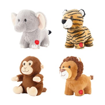 Safari Sound Plush Toy, Assorted - Anko