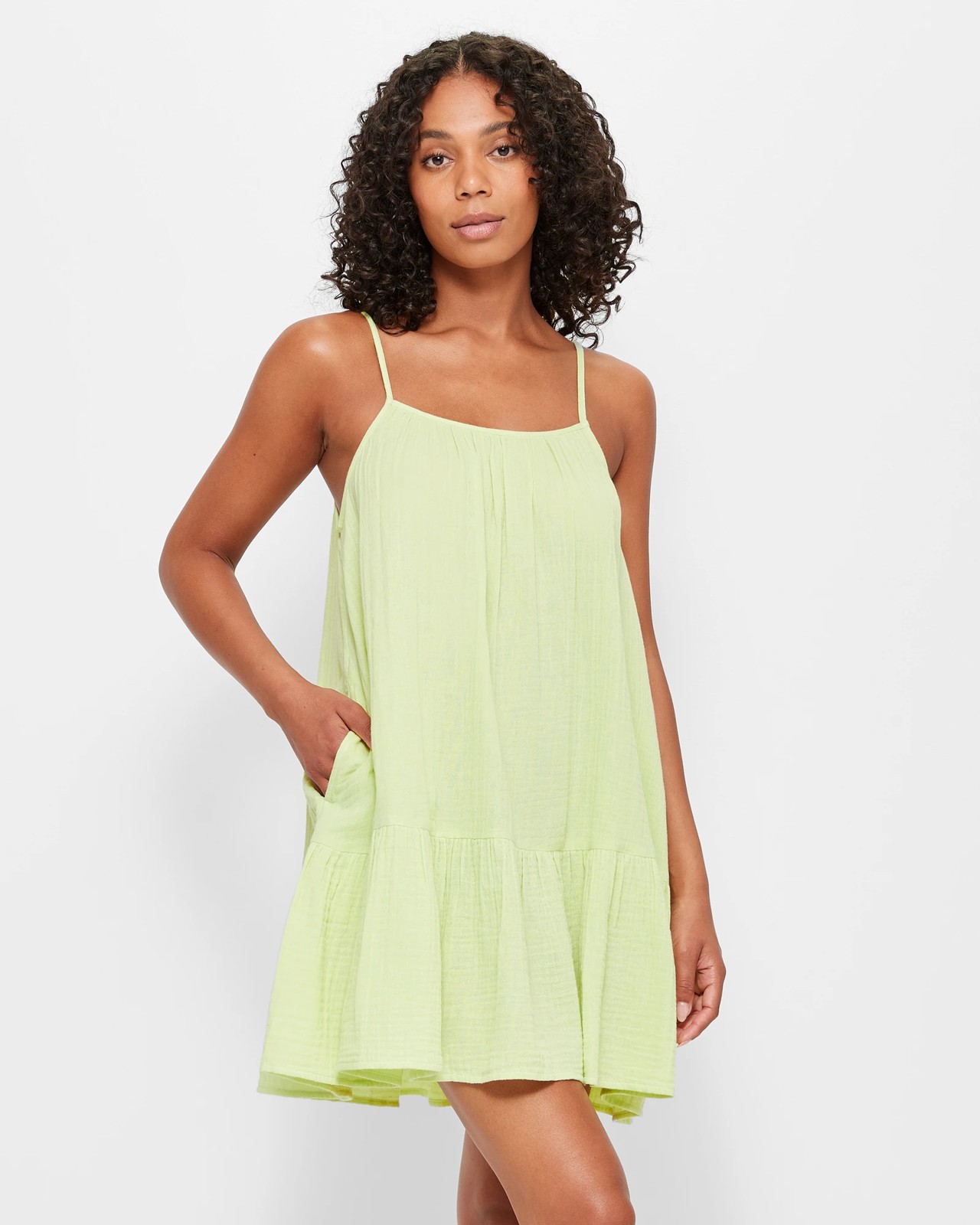 Double Cloth Mini Dress | Target Australia