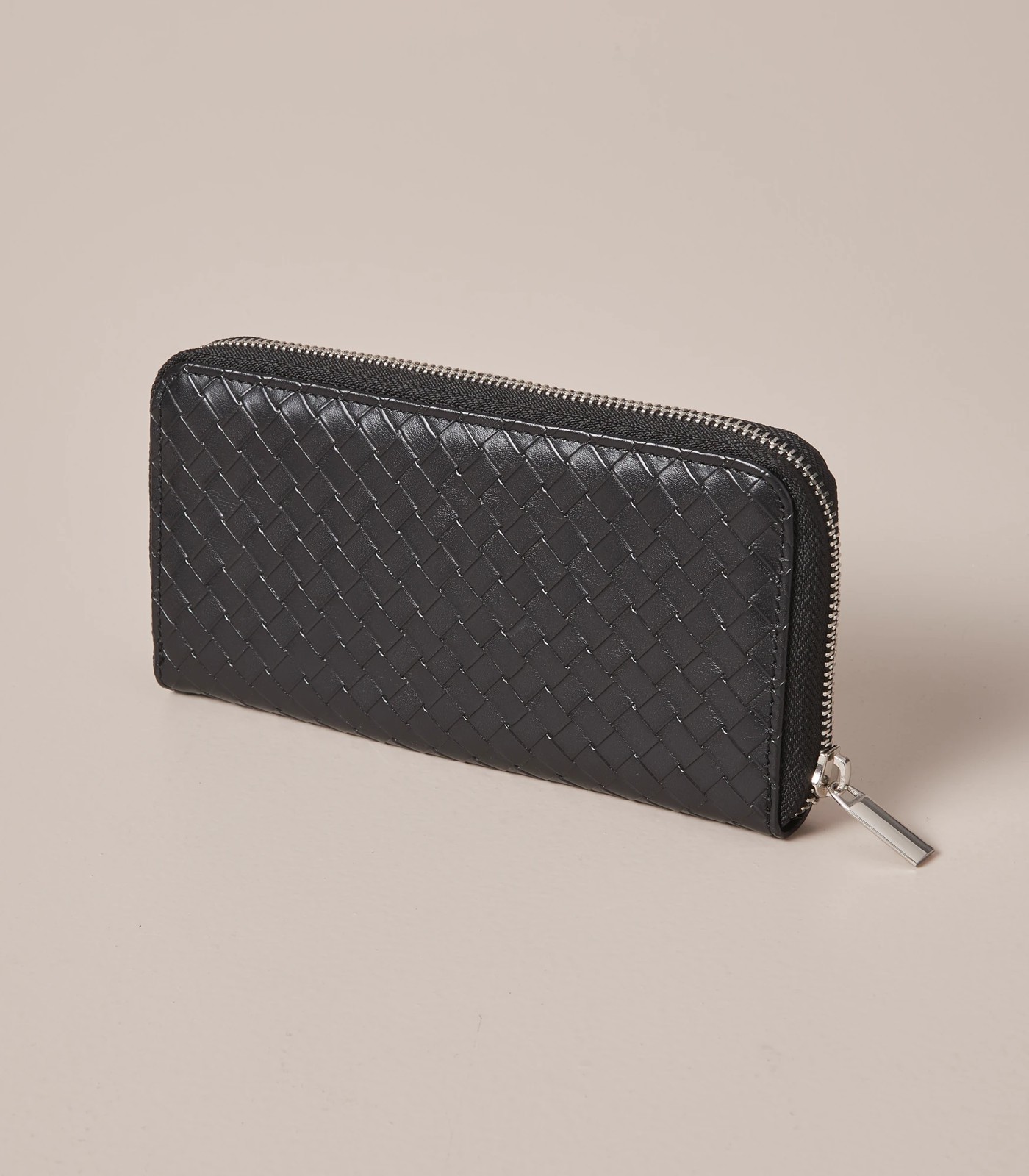 Embossed Zip Around Wallet