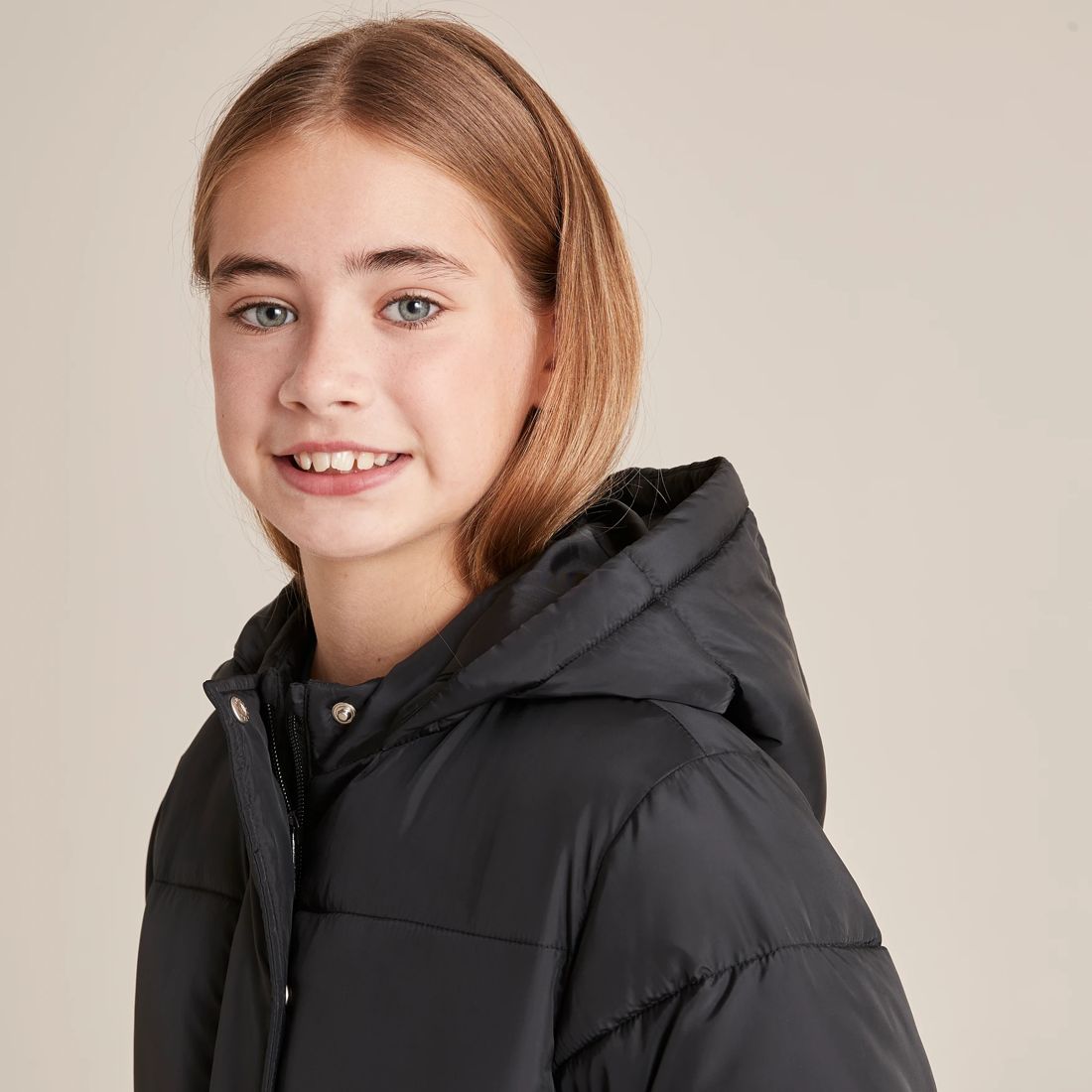 Longline Puffer Jacket Target Australia