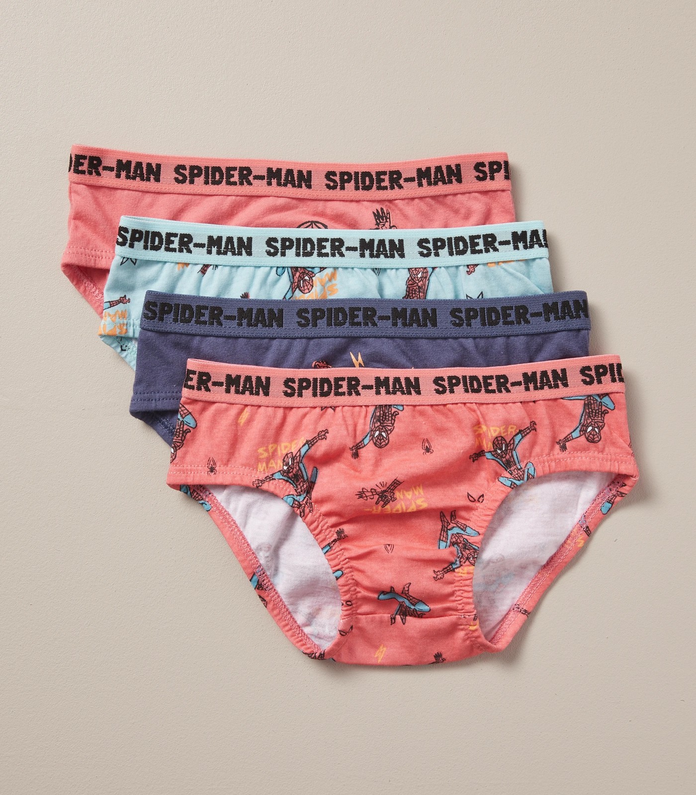 Shop Spider-Man Assorted Briefs with Elasticised Waistband - Set