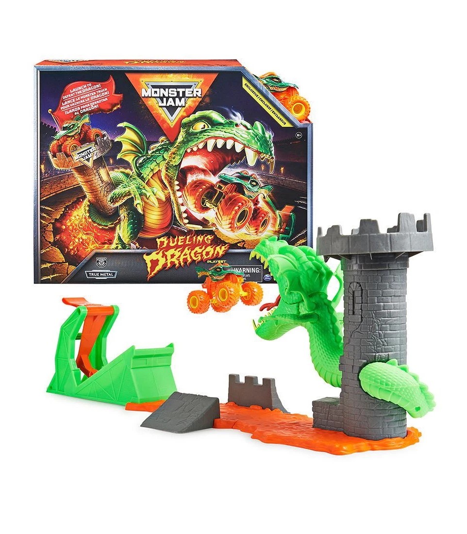 Monster Jam 1:64 Stunt Playset - Dueling Dragon