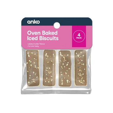 4 Pack Pet Treat Rectangle Biscuits - Anko
