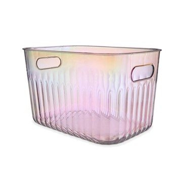 4.5L Lustre Linear Tub, Small, Metallic - Anko