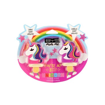 BYS Mini Me 2 Pack Unicorn Tear & Share Lip Glosses - Candy and Vanilla Scent