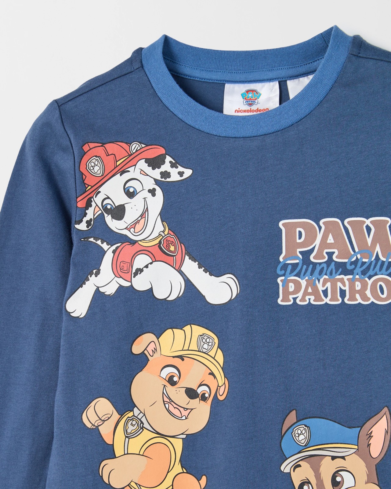 Paw Patrol Australian Cotton 2 Pack Younger Boys Knit Pyjama Set 4 of 5