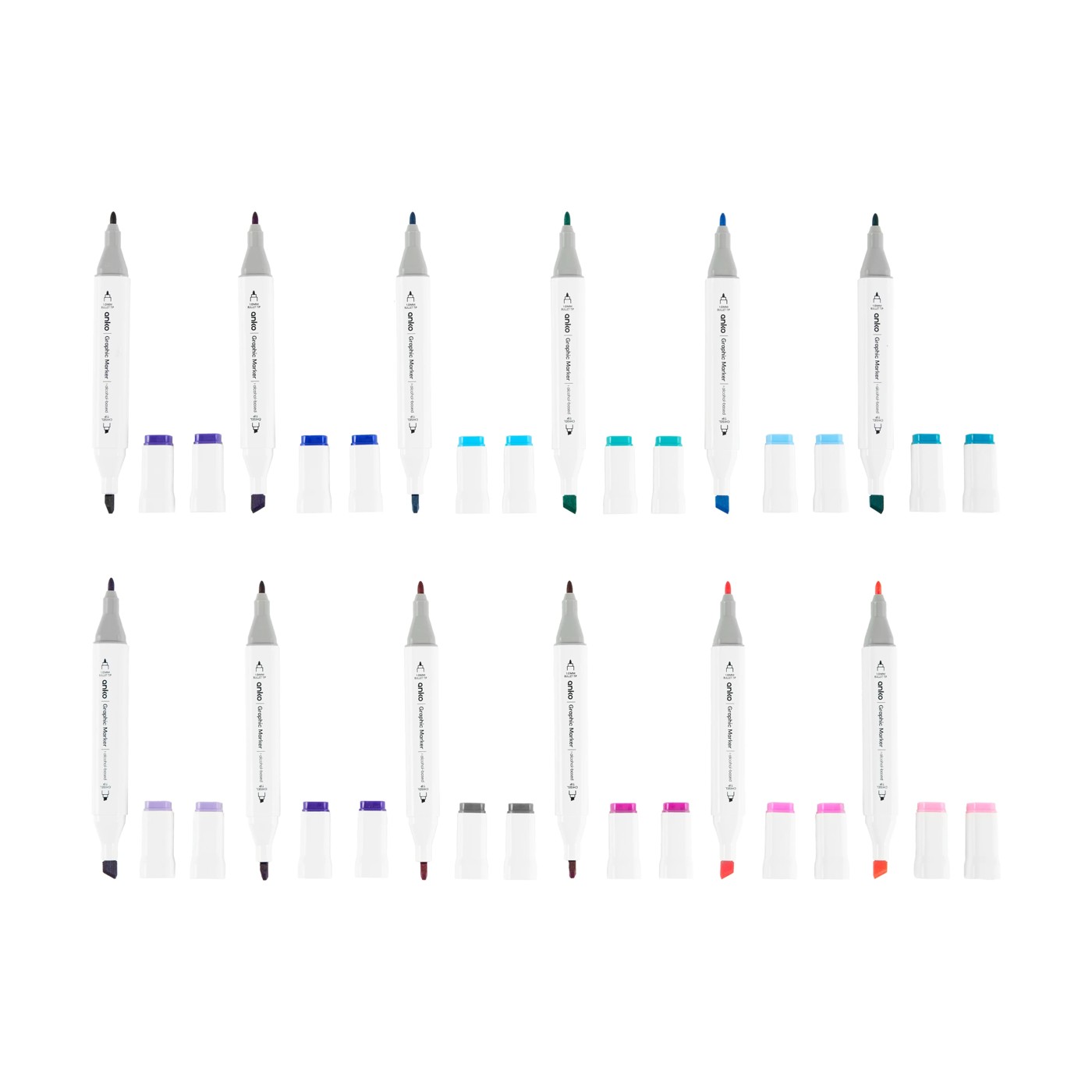 Graphic Markers, 36 Pack - Anko 5 of 6