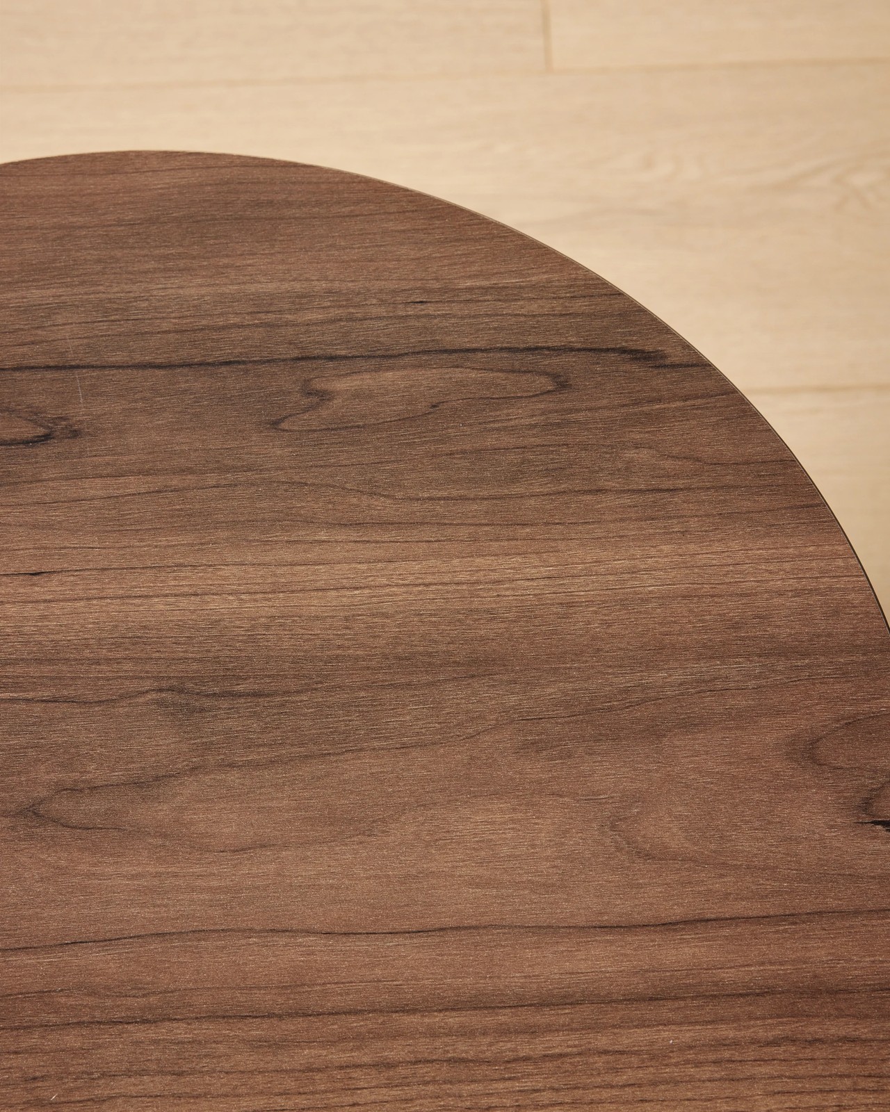 Anko Ryan Ribbed Side Table - Walnut 4 of 6
