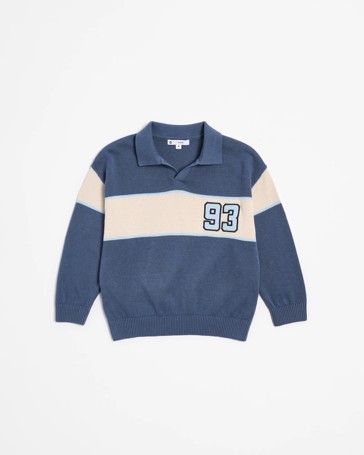 Australian Cotton Knitwear Polo Top