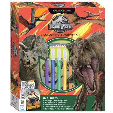 Kaleidoscope: Jurassic World Colouring and Activity Kit - Book