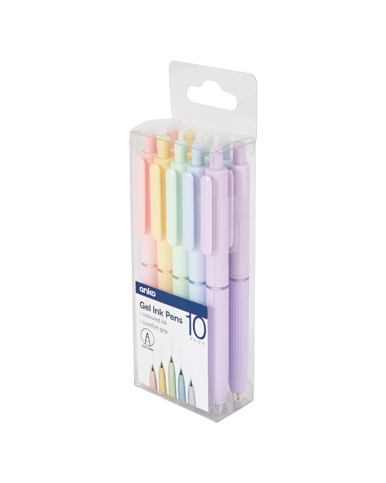10 Pack Gel Ink Pens - Anko 2 of 6