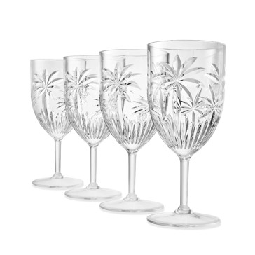 Acrylic Wine Glasses, 4 Pack - Anko