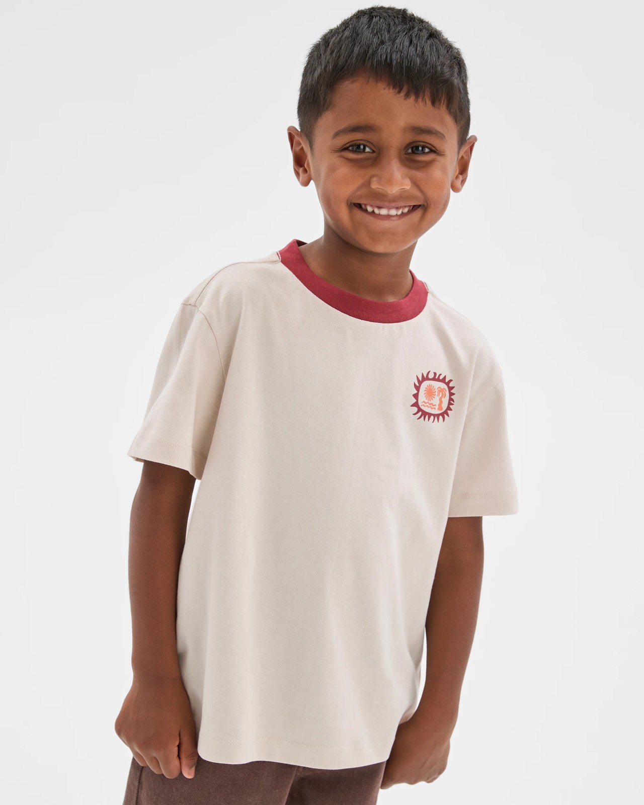 Australian Cotton Short Sleeve T-Shirt - Neutral 2 of 6