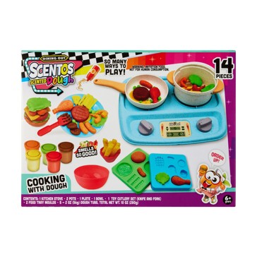 14 Piece Scentos Scented Dough Dining Out: Cooking with Dough