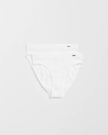 Lily Loves 2 Pack Rib Seamfree High Waist Bikini Briefs