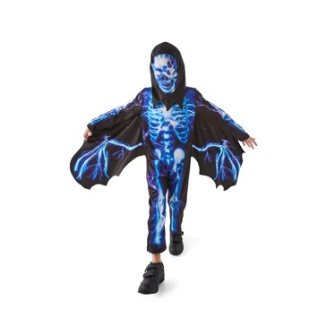 2 Piece Winged Skeleton Costume - Ages 4-6