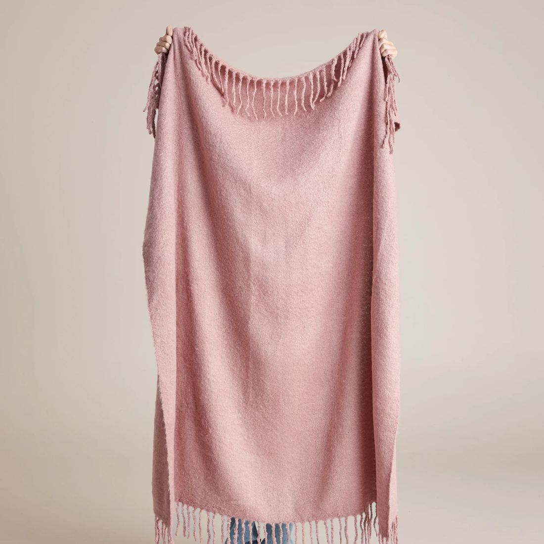 Paxton Textured Throw Light Mauve Target Australia