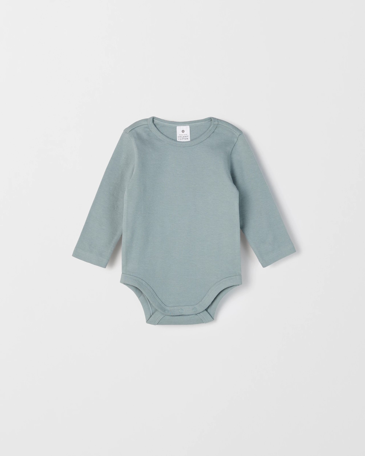 Baby Organic Cotton 3 Pack Long Sleeve Bodysuit 4 of 4