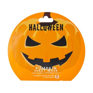 Halloween Pumpkin Sheet Mask, Pumpkin Extract - OXX