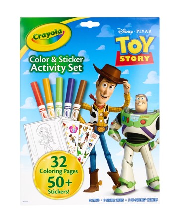 Crayola Colour & Sticker Activity Set - Toy Story 5