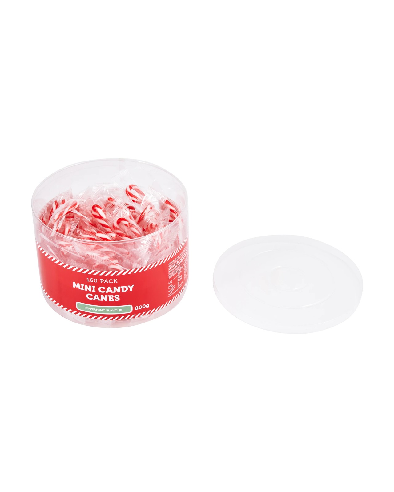 160 Pack Peppermint Flavour Mini Candy Canes 800g 3 of 5