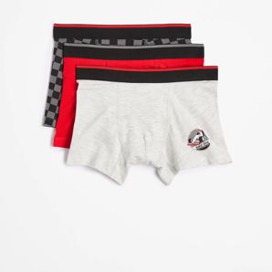 Boys Print Trunks 3 Pack - Maxx - Racing