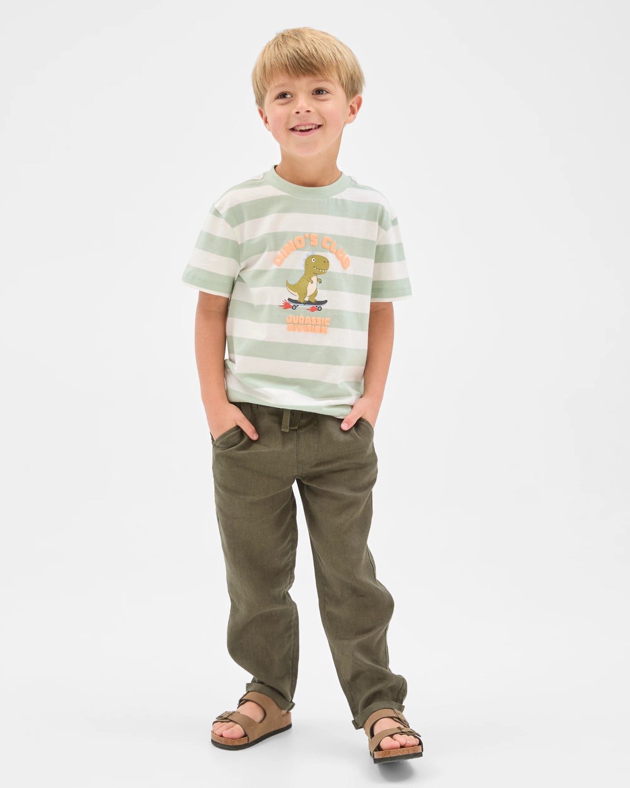Australian Cotton Short Sleeve T-Shirt - Light Green 2 of 5
