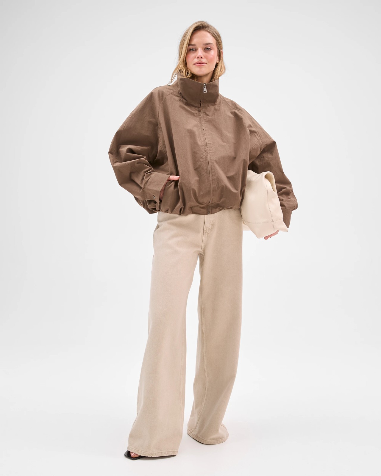 Lily Loves Australian Cotton Blend Parker Jacket - Dark Khaki 2 of 6