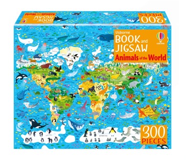 Usborne Book and Jigsaw: Animals of the World by Kirsteen Robson - Book
