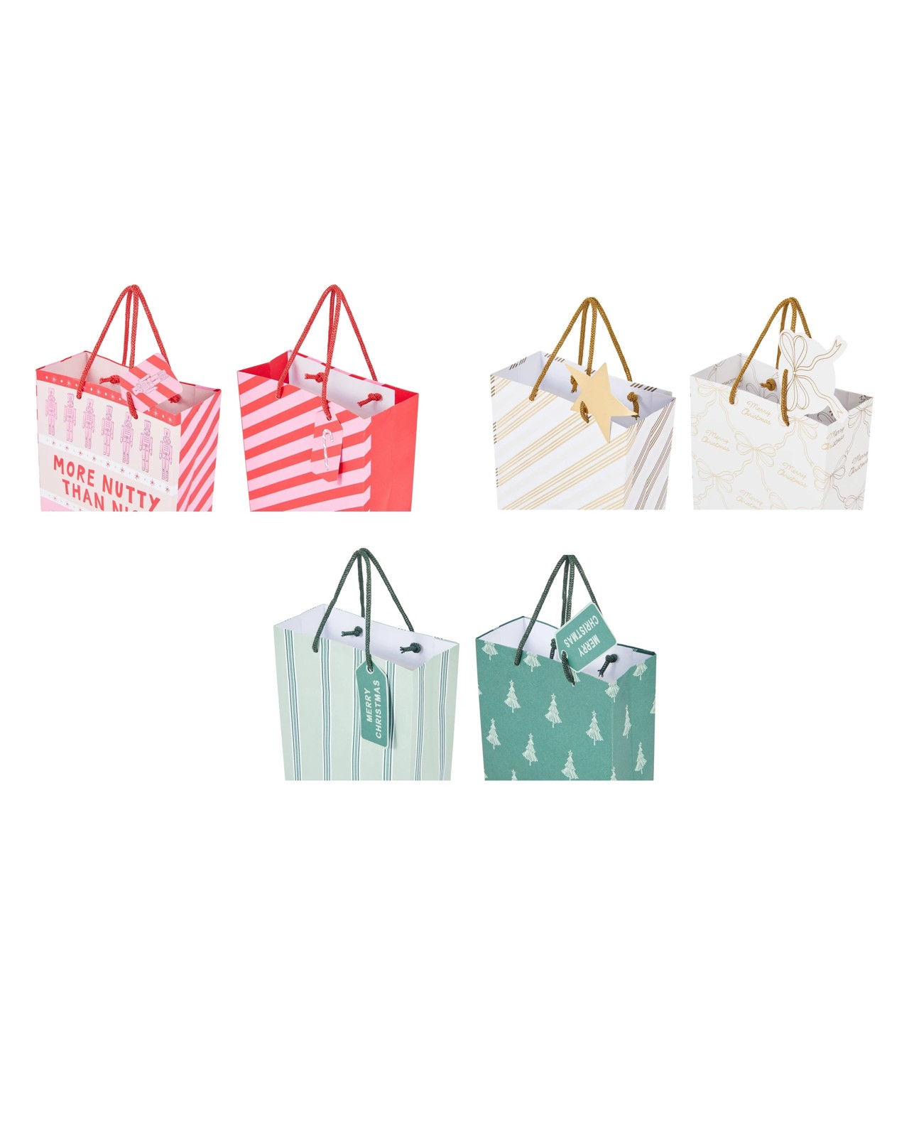 Anko 4 Pack Small Gift Bags - Assorted 3 of 4