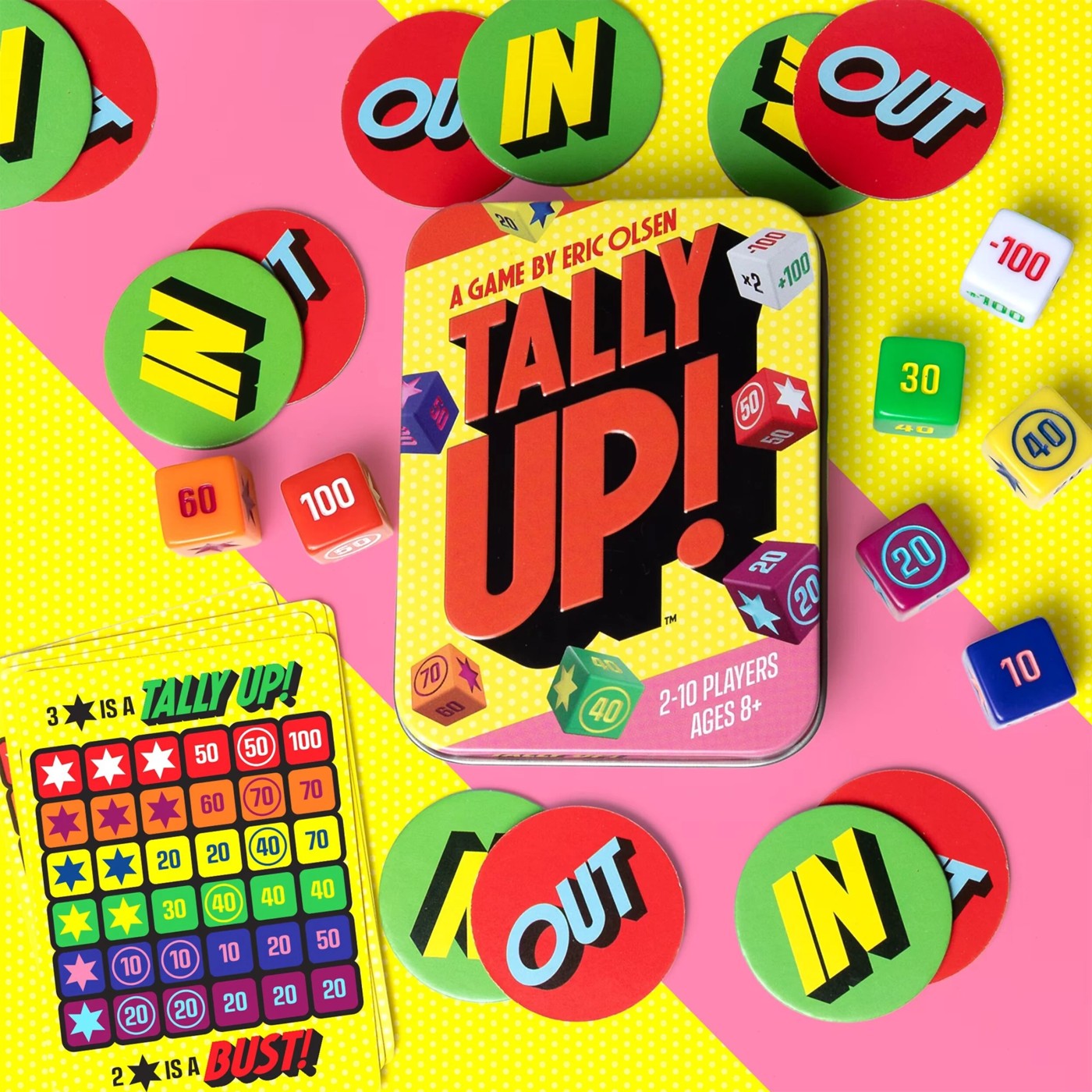 Tally Up! Fast-Paced Push Your Luck Dice Game 2 of 2