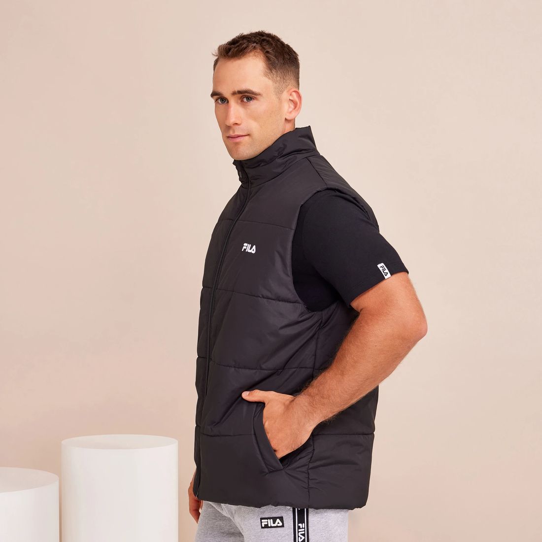 Fila Kyle Puffer Vest | Target Australia