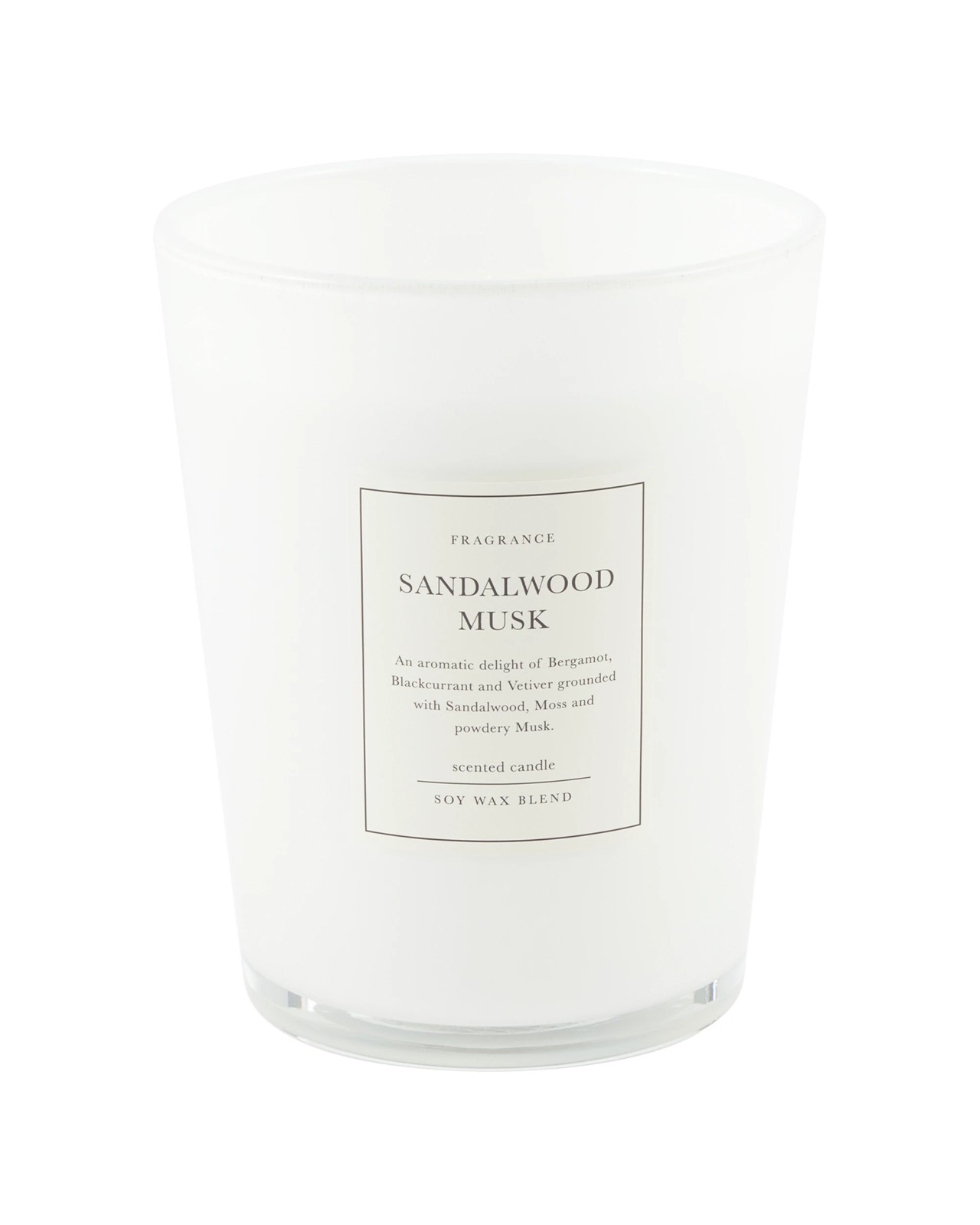XL Sandalwood Musk Soy Wax Blend Scented Candle - Anko 2 of 6