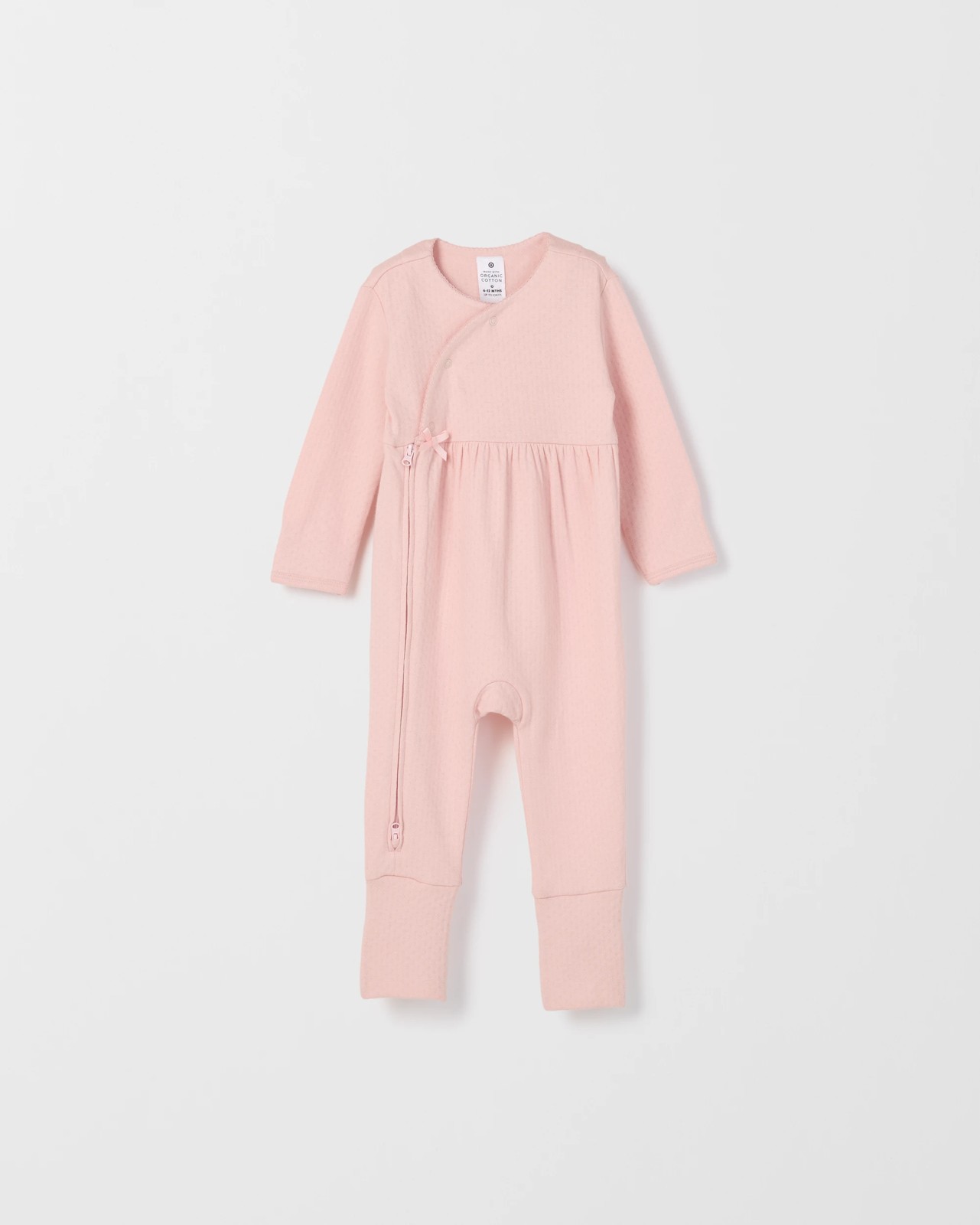 Baby Organic Cotton 2 Pack Pointelle Wrap Elevated Coverall 3 of 4