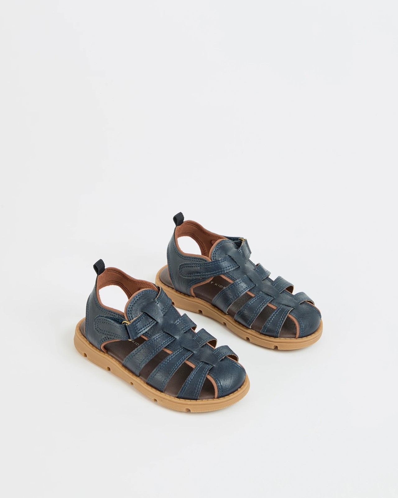 First Walker/Junior Caged Sandals - Navy 2 of 3