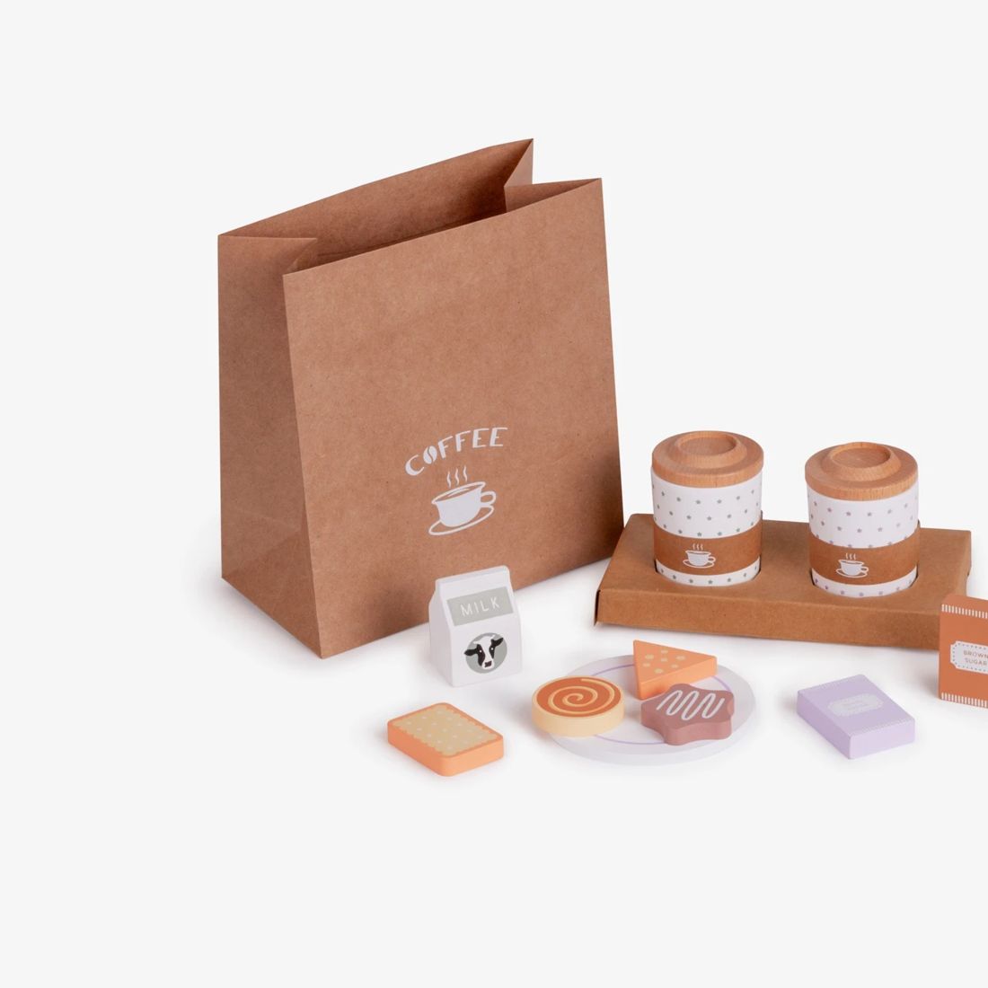 Wooden Coffee To Go Set Target Australia