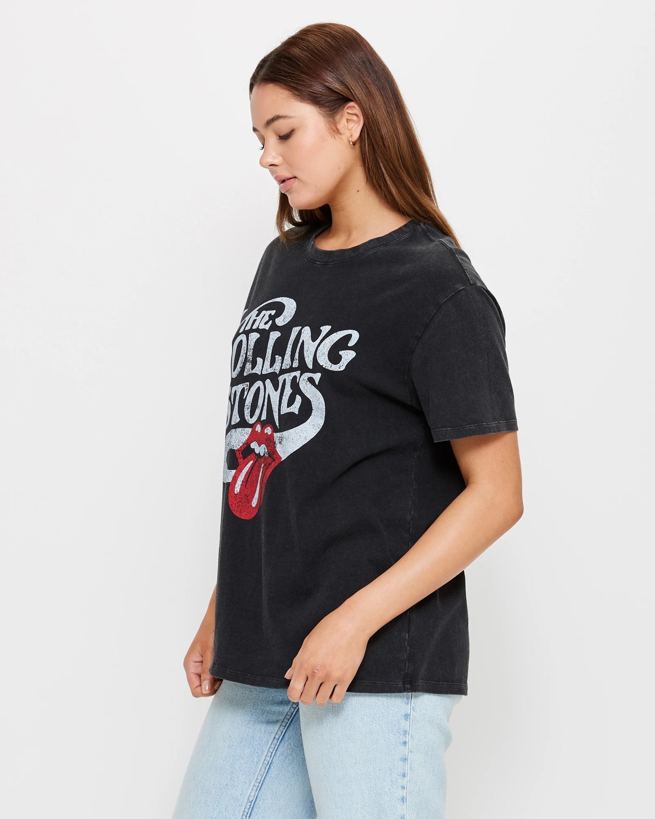 The Rolling Stones Crew Neck Boxy T-Shirt 3 of 6