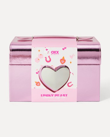 OXX Beauty 44 Piece Lucky Heart Cosmetic Gift Set
