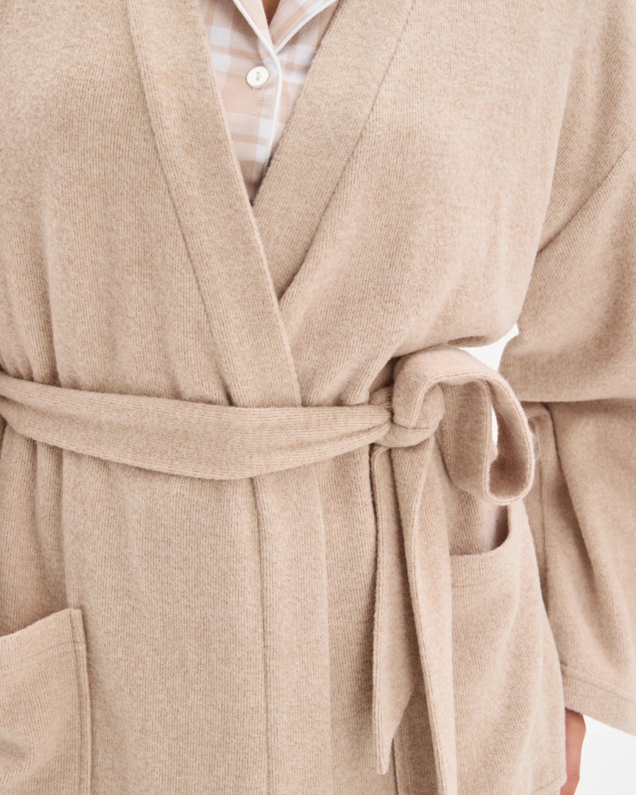Cosy Short Sleep Robe - Mushroom 5 of 6