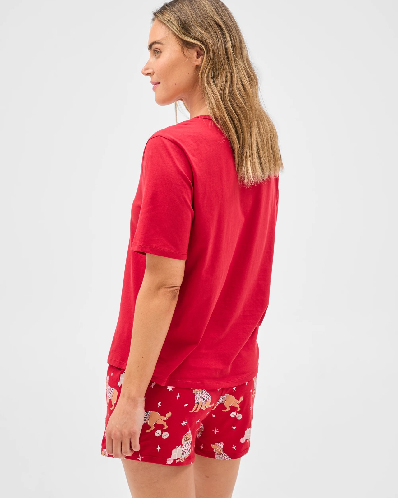Australian Cotton Christmas Jersey Pyjama Set 5 of 6