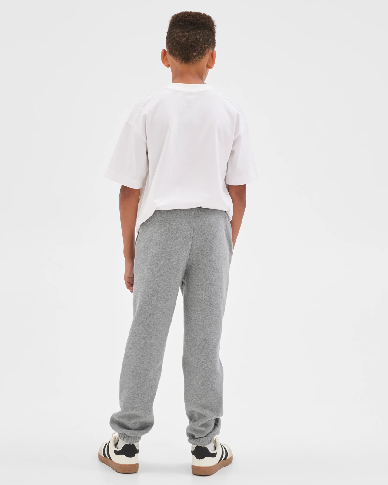 Australian Cotton Blend Core Trackpants - Dark Grey Marle 4 of 6