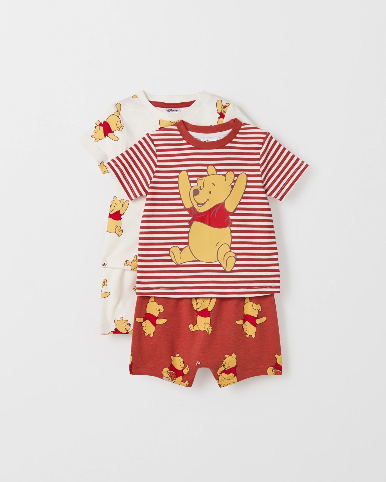 Disney Organic Cotton 2 Pack Baby Pyjama Set - Winnie The Pooh 3 of 5